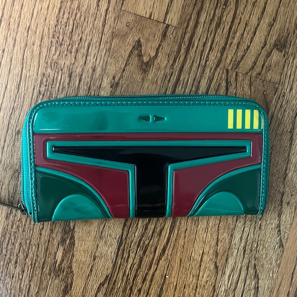 Loungefly Boba Fett Star Wars Zip Wallet